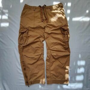 Y2K Urban Pipeline Mens Cargo Pants Oversized Utility‎ Baggy Mens 38x30 Skater